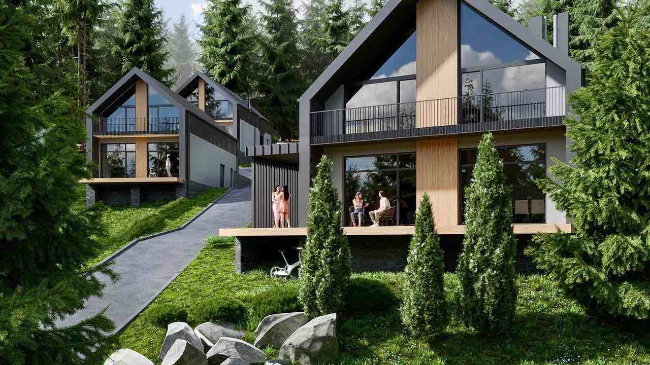 Bukovillage клубні будинки біля Буковелю